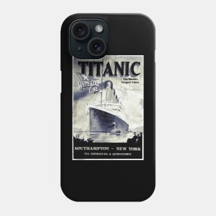 Titanic Vintage poster Phone Case