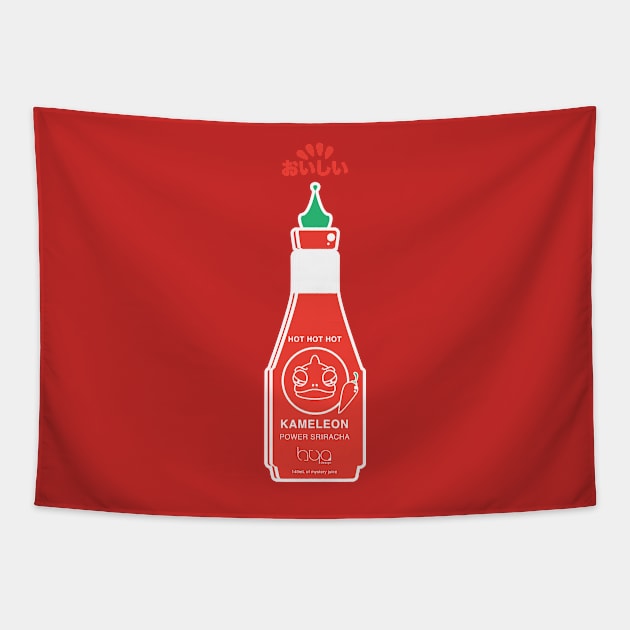 KAMELEON SRIRACHA POWER SAUCE Tapestry by hyodesign