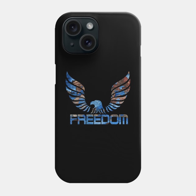 Fly Like An Eagle to FREEdom Phone Case by TigsArts