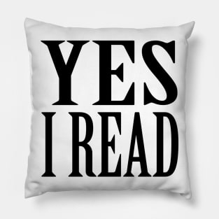 Yes - I Read Pillow