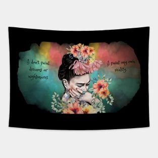 Tribute to Frida Kahlo Tapestry