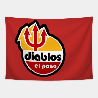 Retro El Paso Diablos Baseball 1974 Tapestry