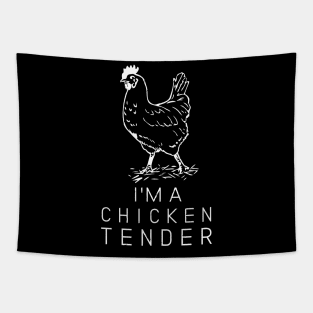 Funny I'M A Chicken Tender For Men And Women Tapestry