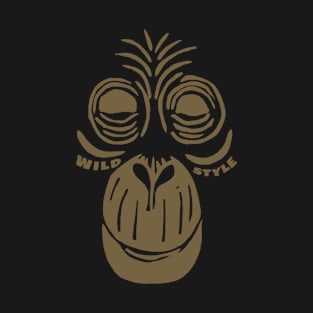 Wild Style Happy to be Monkey T-Shirt