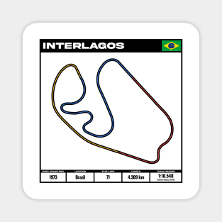 formula one circuit interlagos - formula one track - formula 1 track T-Shirt Hoodie T-Shirt Magnet