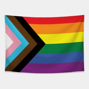 Progress Pride Flag Tapestry