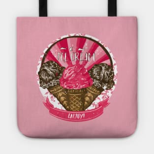 Vintage ice cream cones Tote