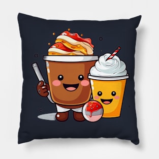 kawaii Ice cream  T-Shirt cute Candy food gilrl funny Pillow