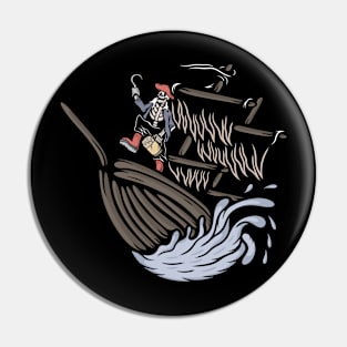 Pirate skull Pin