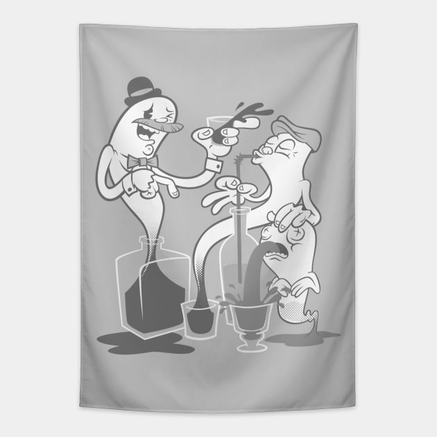 SPIRITS (gray variant) Tapestry by GiMETZCO!