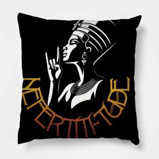 Nefertiti Rocks! : Beauty and Chic Pillow