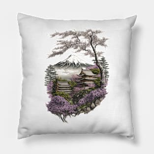 Japans Natural Wonders Mount Fuji Pillow