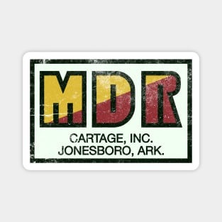 MDR Cartage (front and back) Magnet