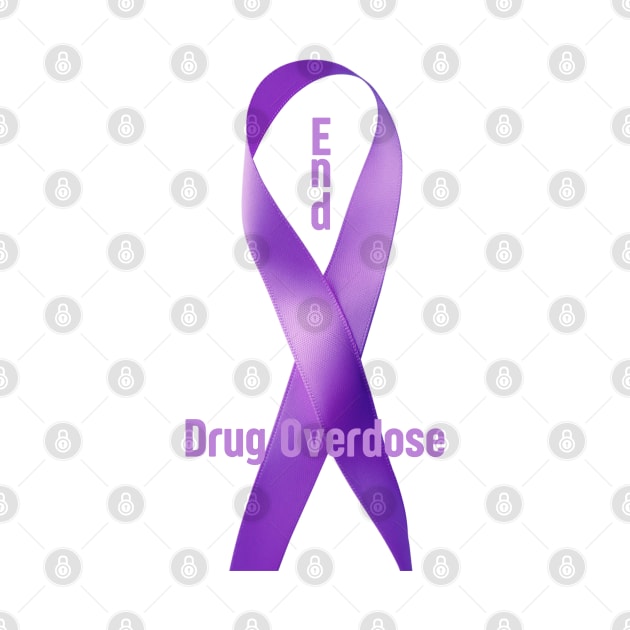 Drug Overdose Awareness Ribbon by HobbyAndArt