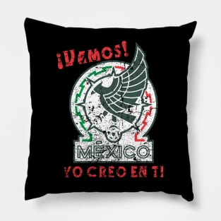 Vintage Vamos Mexico Pillow