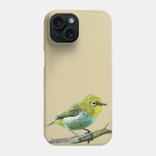 Japanese white eye Phone Case