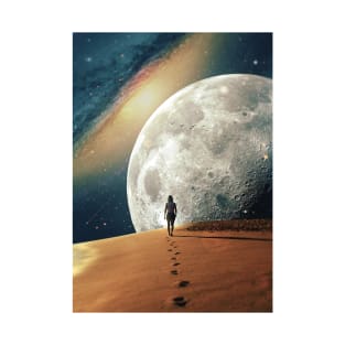 Alone With The Moon II T-Shirt