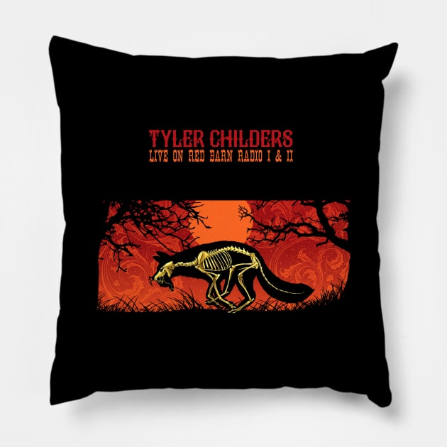 Tyler Childers Pillow by Jennifer Bourbonnais