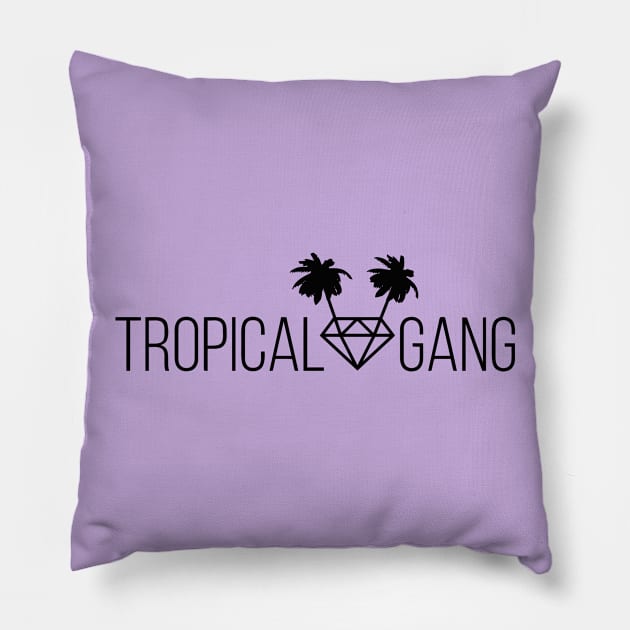 Tropical gang Pillow by hoopoe