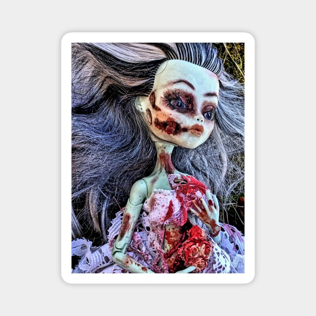 Zombie bride Magnet by ArtCoutureXStevenCouture