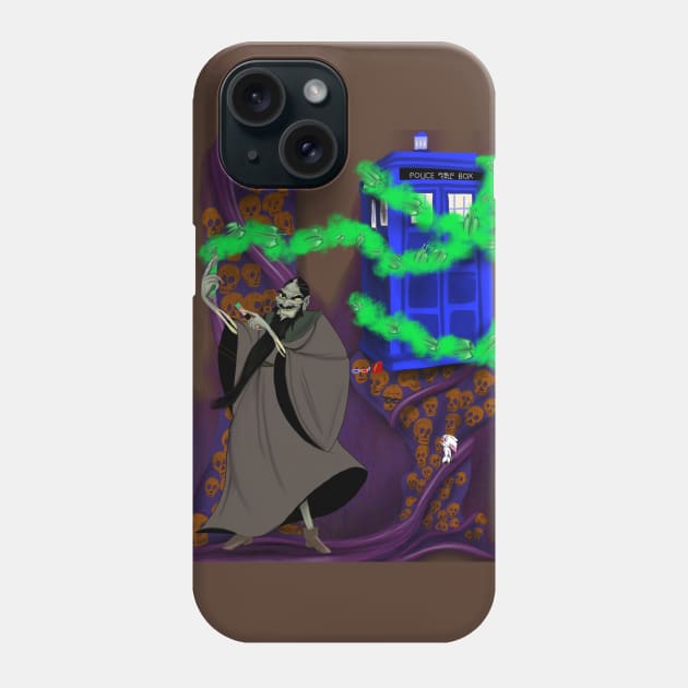 Cursing the Box Phone Case by KataMartArt