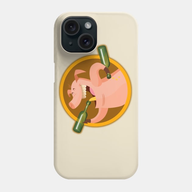 drink like a pig Phone Case by richhwalsh