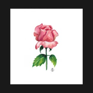A rose in watercolor T-Shirt