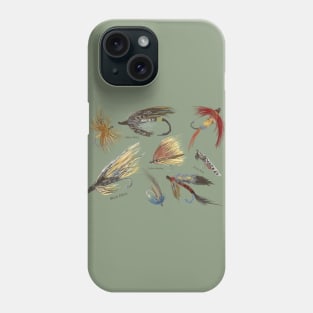 Fly Fishing with Hand Tied flies! Phone Case