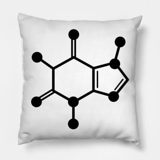 Caffeine Molecule Pillow