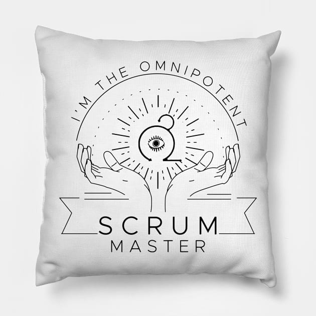 Scrum Master shirt Pillow by avogel