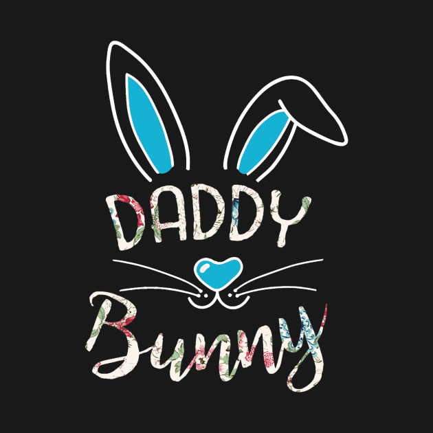 Daddy Bunny T-Shirt Cute Matching Family Easter by craiglimu