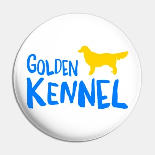 Golden Kennel - White Sticker Pin