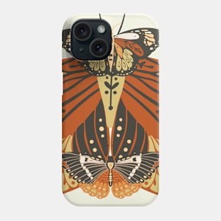 Boho Butterflies collage Phone Case