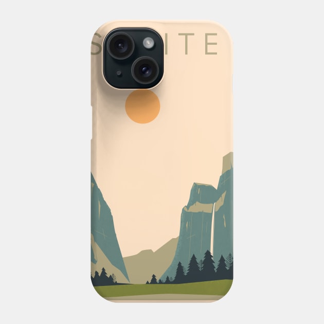 Yosemite Valley Phone Case by Zakaria Azis