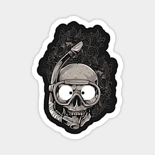 SKULL DIVER Magnet