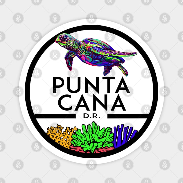 Punta Cana Dominican Republic Sea Turtle Magnet by heybert00