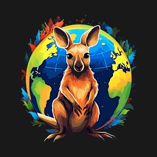 Kangaroo Earth Day T-Shirt