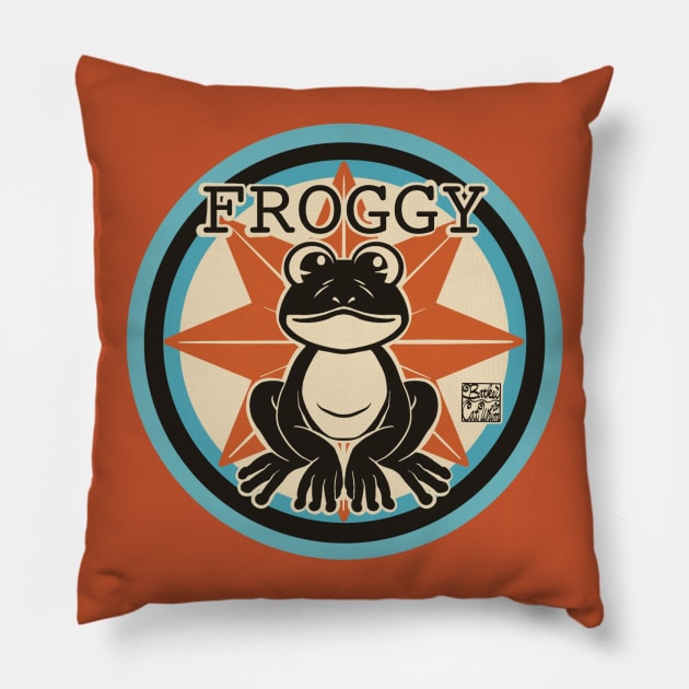 FROGGY Pillow by BATKEI