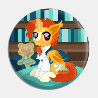 Sunburst bat pony scene Pin