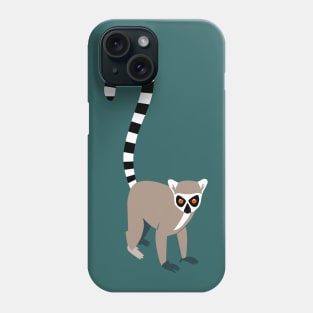 Ring-tailed lemur Phone Case