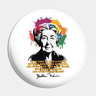 Golda Meir Pin