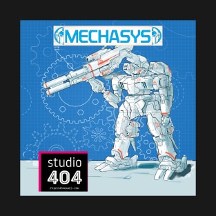 Studio 404 Games - Mechasys Blueprint T-Shirt