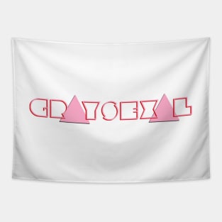 Graysexual  - Pink Triangle Tapestry