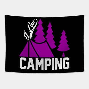 I Love Camping T Shirt For Women Men Tapestry