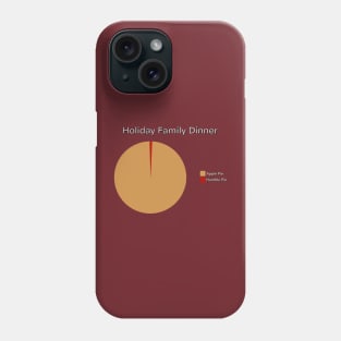 Holiday Family Dinner Pie Chart - Does Your Family Need More Humble Pie? Phone Case