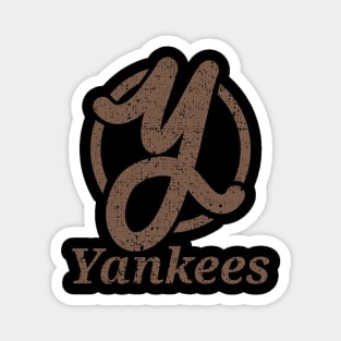 Yankees - retro logo Magnet