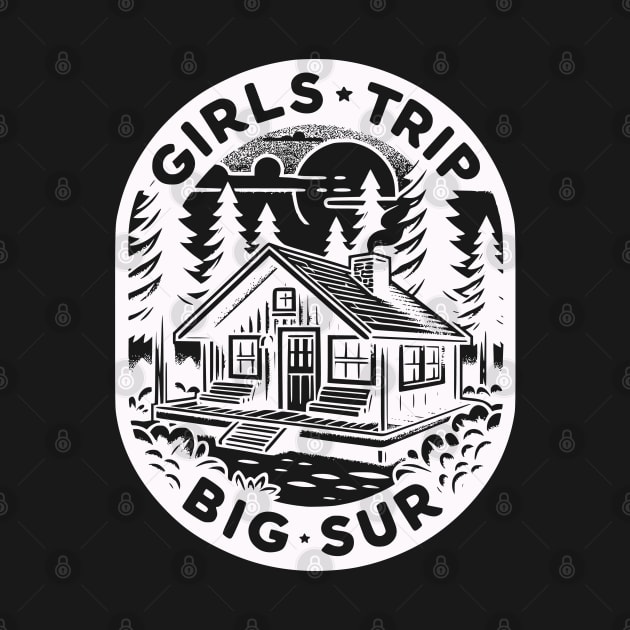 Big Sur Cabin Retreat | Girls' Forest Adventure Tee by Kicosh
