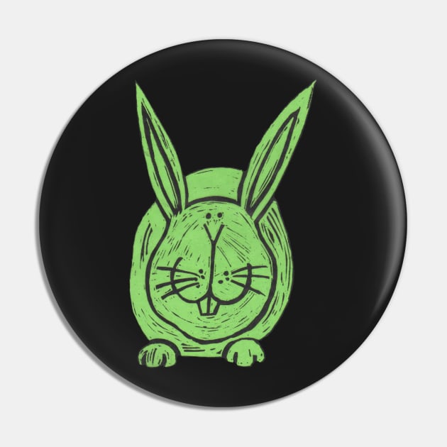 Rabbit, A big, green rabbit! Pin by krisevansart
