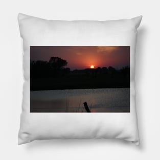 Kansas Country Sunset Pillow