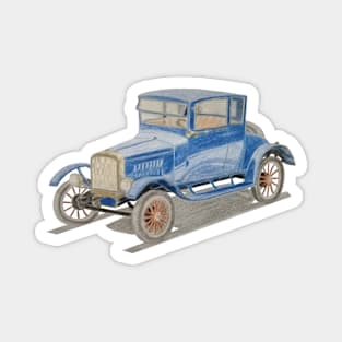 Retro Car Magnet